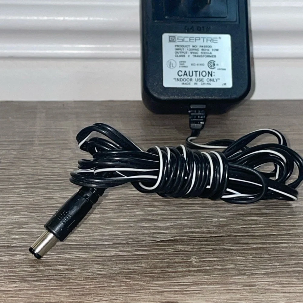 Genuine☆ USRobotics PA9500 Input 120VAC 60Hz 9VAC 500mA CLASS2 TRANSFORMER.(#17)